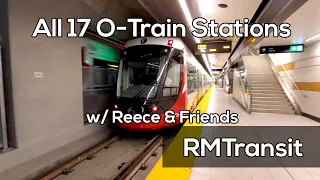 WE VISITED ALL 17 O-TRAIN STATIONS + Confederation Line Opening Day!