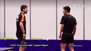 Timo boll tells zhang jike  his withraw from semi final of japan open 2018