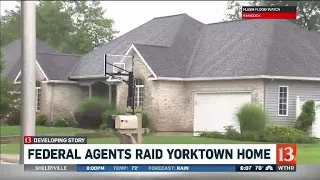 Federal agents raid Yorktown home