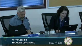 City Council Work Session 3/19/2019