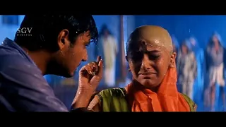 Raachamma Shaves Darshan Sister Head for Flower | Kitty Part-6 | Blockbuster Kannada Movie