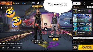 One noob player call me noob and challenged me for 1v1|Garena Free Fire