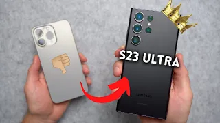 8 Ways the S23 Ultra Destroys the iPhone 15 Pro Max!