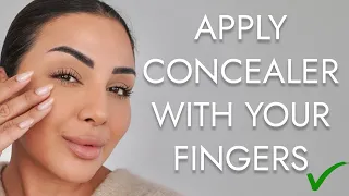 HOW TO APPLY CONCEALER WITH FINGERS FOR A FLAWLESS FINISH | NINA UBHI