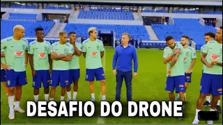 NEYMAR e SELEÇÃO BRASILEIRA no DESAFIO do DRONE do LUCIANO HULK COMPLETO!!