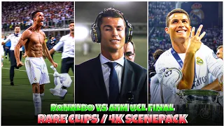 Cristiano Ronaldo Vs ATM UCL Final / RARE CLIPS ● SCENEPACK 4K (With TOPAZ No Ae CC )