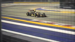 F1 2015 Singapore GP - F1 Practice 2 - Turn 21, 22, 23 and Pit Grandstand