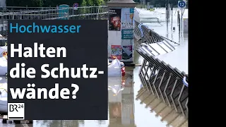 Hochwasser: Halten die mobilen Schutzwände? | BR24