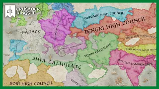 Theocratic Empires Timelapse Crusader Kings 3