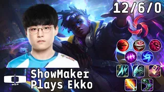 ShowMaker Plays Ekko | Watch a Pro Rank Without Downtime