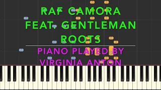 Roots RAF Camora ft. Gentleman (Anthrazit) Piano Tutorial Instrumental Cover