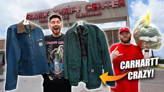 CART LOADS of Carhartt Found In The Thrift!! Trip to the Thrift #407