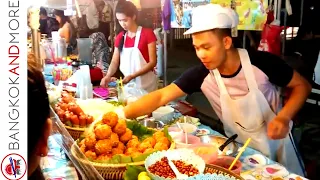 Bangkok Street Food Night Market - Thai Food Stalls @ Ramkhamhaeng Night Market