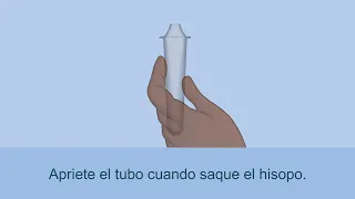 How to do a nasal rapid antigen test – Spanish