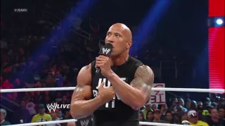 The Rock responds to CM Punk and Paul Heyman: Raw, Jan 21, 2013