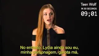 Holland Roden: Teen Wolf em 30 segundos. [HD LEGENDADO]