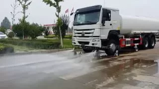 HOWO water tank truck tanker sprinkling sprinkler truck China