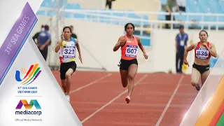Singapore wins GOLD as Philippines' duo earn 2-3 in Women's 200m Final | Athletics SEA Games 2021