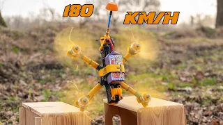 How to build a BUDGET 180km/h FREESTYLE FPV drone #speed #freestylefpv