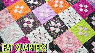 Moonlight Manor | Fat Quarter Quilt Pattern | Haunted Stitches Quilt Series