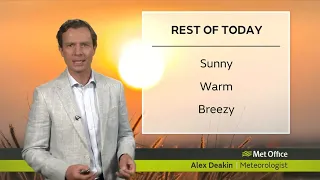 Friday afternoon forecast - 20/09/19