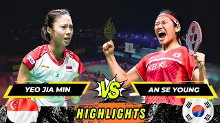 Badminton An Se Young vs Yeo Jia Min Women's Singles