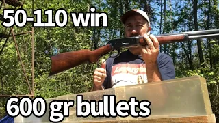 50-110 Lever action elephant rifle VS ballistic gelatin