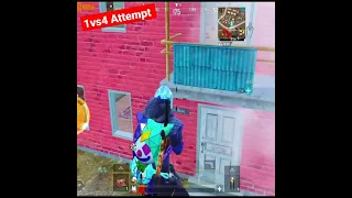 1vs4 in Georgopol City USING Uzi GONE WRONG in PUBG Mobile #pubg #shorts