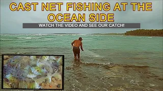 CAST NET FISHING AT ENEMANIT ISLAND THE PARADISE ISLAND IN MAJURO MH [ep-1] with HERSON JUDES