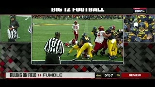 Iowa state vs Refs 10/30/21 vs wvu