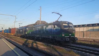 Zugsverkehr in Enns am 28.4.2024 Teil2