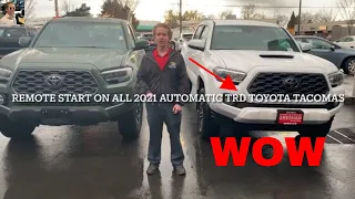 News All Automatic 2021 Toyota Tacoma TRDs have Remote Start