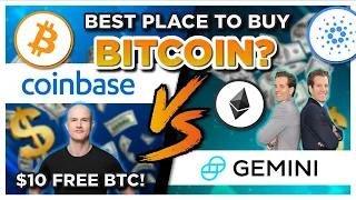 Coinbase vs Gemini crypto exchange + How to get $10 FREE in Bitcoin!
