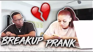 BREAKING UP WITH WIFE ON APRIL FOOLS DAY PRANK!! (BACKFIRES)