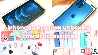 iphone 12 pro max unboxing + phone cases haul - pop sockets | asmr