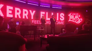 Kerry Ellis and John Owen Jones at the hippodrome casino