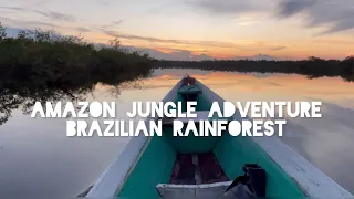 Amazon Rainforest Adventure Footage 🇧🇷 - 250km Deep Into the Jungle, Manaus, Brazil.