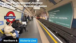 London Underground Journey: Camden Town to Victoria via Euston