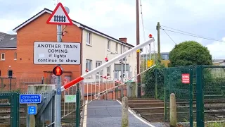 Dunmurry Meeting House Lane Level Crossing, County Antrim