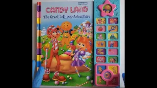 CANDYLAND "The Great Lollipop Adventure" - INTERACTIVE Button Sound Book