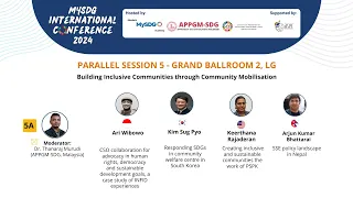 MySDG International Conference 2024 | Parallel Session 5A