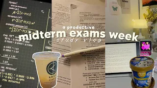 Productive Study vlog📚 midterm exams, waking up at 2 am, studying & taking notes | shs diaries🙇‍♀️