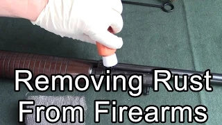Removing rust from firearms