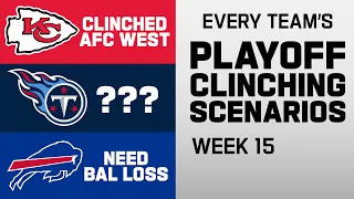 Every NFL Team’s Playoff Clinching Scenarios in Week 15