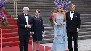 Stunning Queen Máxima in 10 year old Valentino dress at gala concert