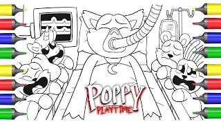 🌈 How to draw POPPY PLAYTIME/CATNAP is dying /POPPY PLAYTIME new coloring book / 🎼NCS