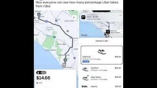 No Uber or Lyft Driver should EVER accept a 70% them, 30% you SPLIT. ABSOLUTELY NO !!!