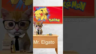 BANANA CAT PLAY WHO'S THAT POKEMON #funny #happycat #bananacat #pokemon