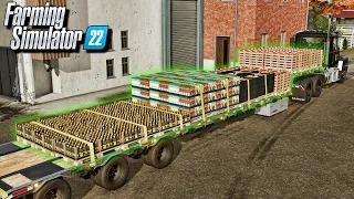 I’m A Pallet Transporting Master! (Elmcreek Ep 20) | Farming Simulator 22