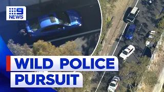 Sydney police chase brings motorway to standstill | 9 News Australia